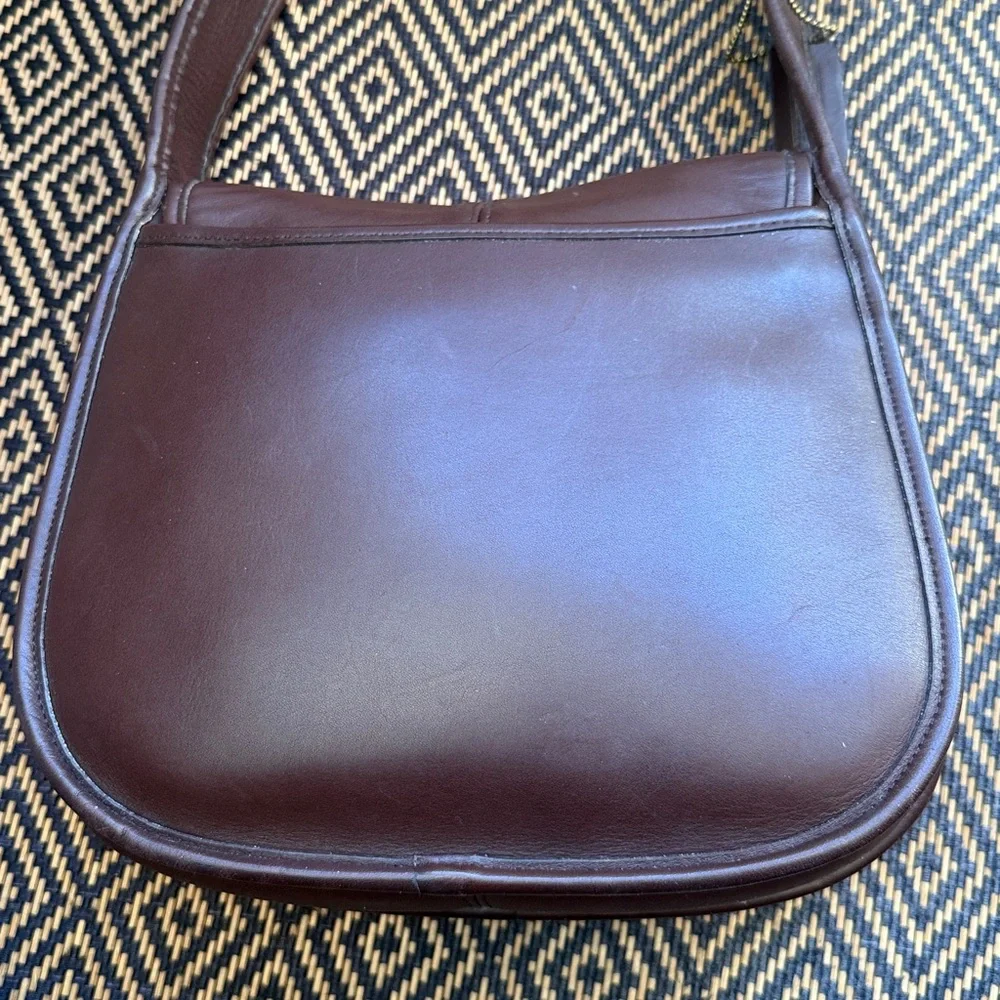 Vintage Coach Ergo Small Flap 9034 mahogany - Picture 4 of 14